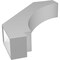 Ekena Millwork 6-in. W x 26-in. D x 32-in. H Imperial Architectural Grade PVC Knee Brace BRCP06X26X32IMP - alternate 2